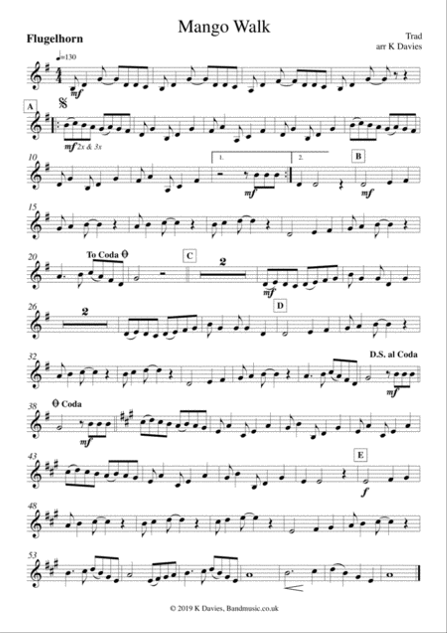 Mango Walk Small Ensemble scores gallery preview page 3
