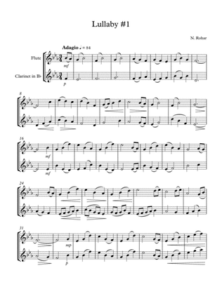 Lullaby #1 for flute and clarinet