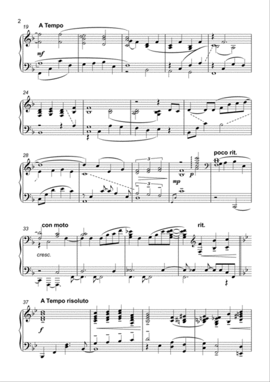 When A Child Is Born Piano Solo scores gallery preview page 2