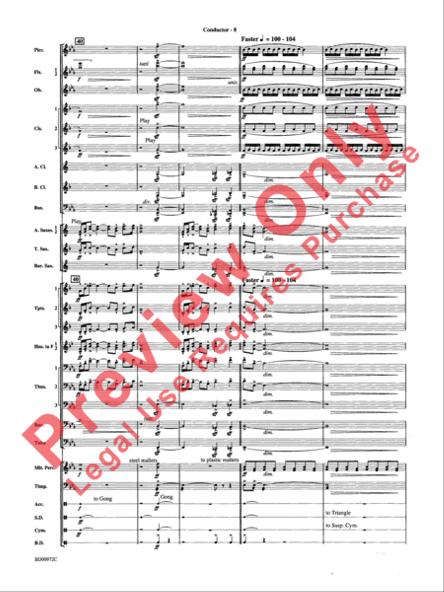 In the Bleak Midwinter In the Bleak Midwinter Concert Band scores gallery preview page 10