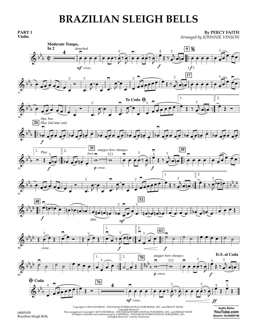 Brazilian Sleigh Bells - Pt.1 - Violin