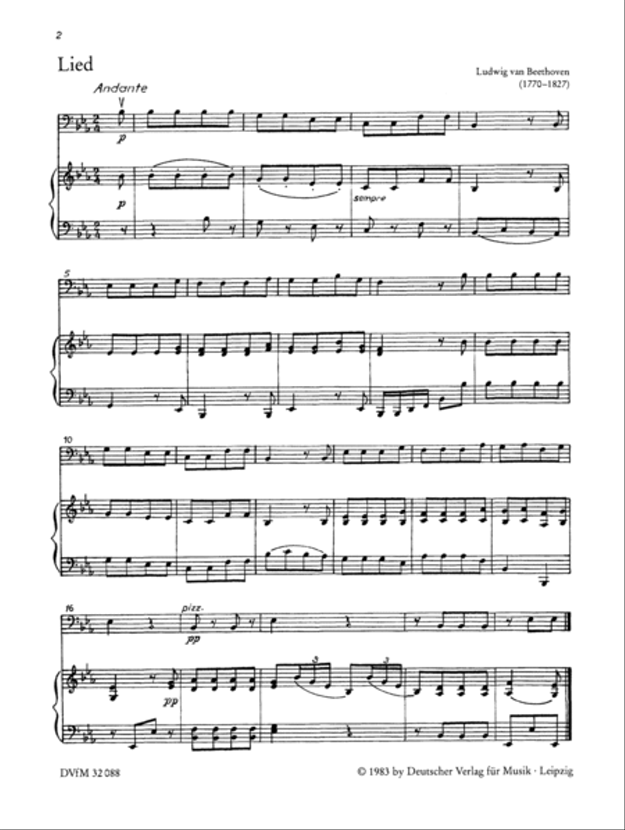 Easy Pieces Double Bass scores gallery preview page 2