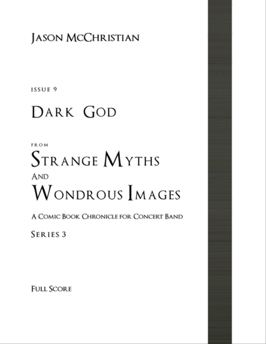 Series 3 from Strange Myths and Wondrous Images - A Comic Book Chronicle for Concert Band Concert Band scores gallery preview page 3