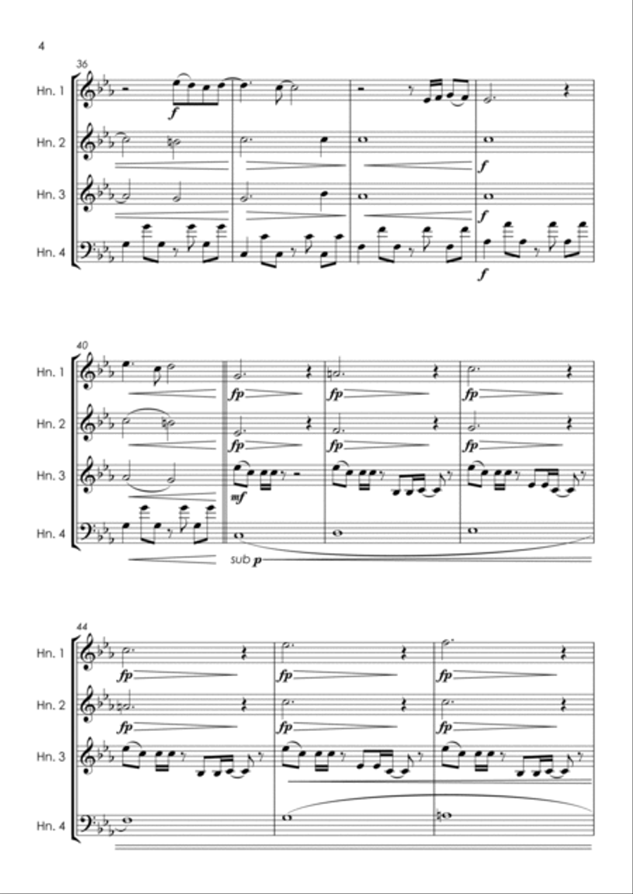 Sweet Dreams (Are Made Of This) Horn scores gallery preview page 6