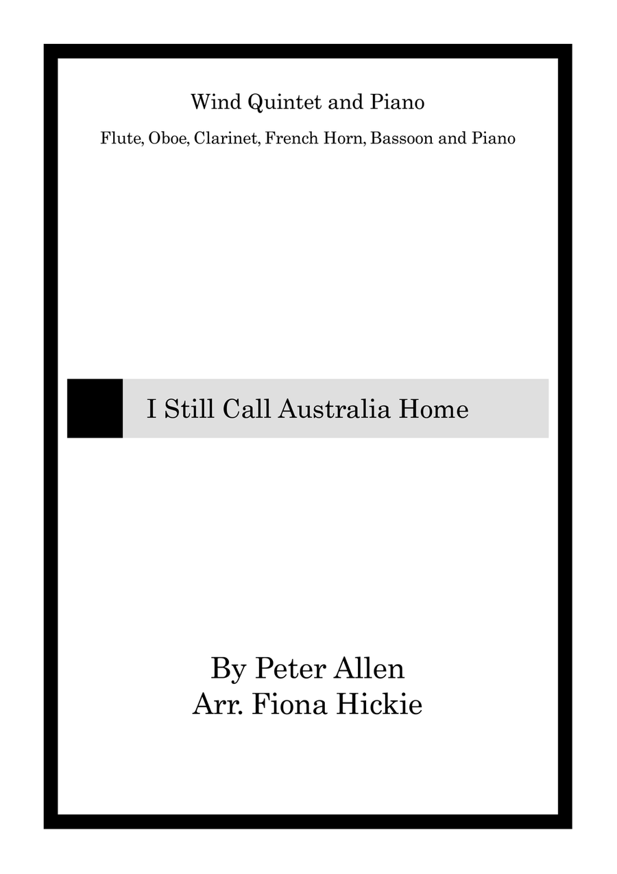 I Still Call Australia Home Small Ensemble scores gallery preview page 1