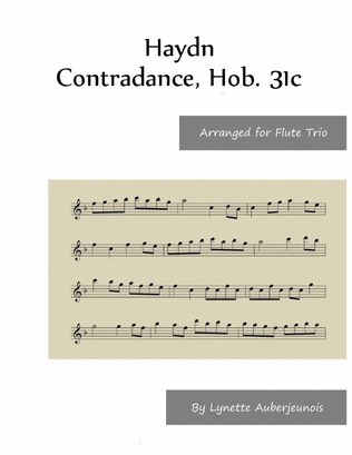 Contradance, Hob. 31c - Flute Trio