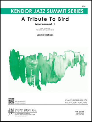 Tribute To Bird, Movement 1 (Full Score)