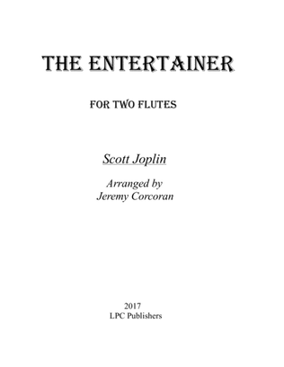 Book cover for The Entertainer for Two Flutes