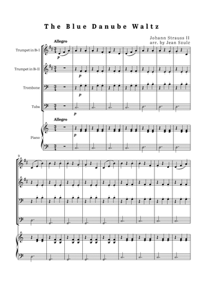 The Blue Danube Waltz - Brass Quartet and Piano