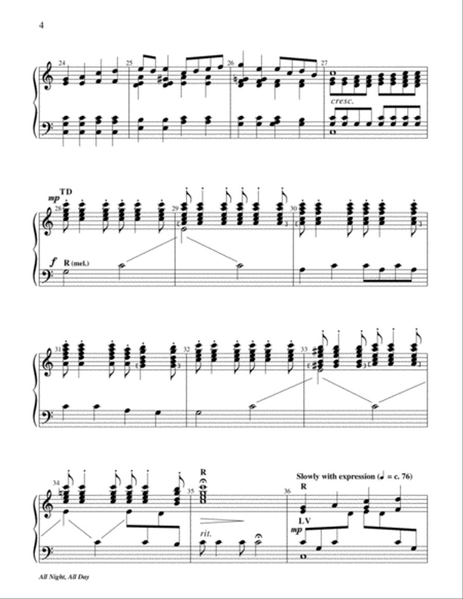 All Night, All Day 3-Octaves scores gallery preview page 10