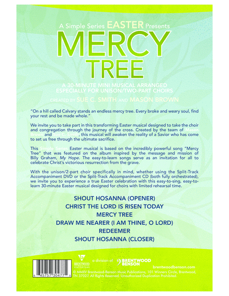 Mercy Tree (Split-Track Accompaniment CD) image number null