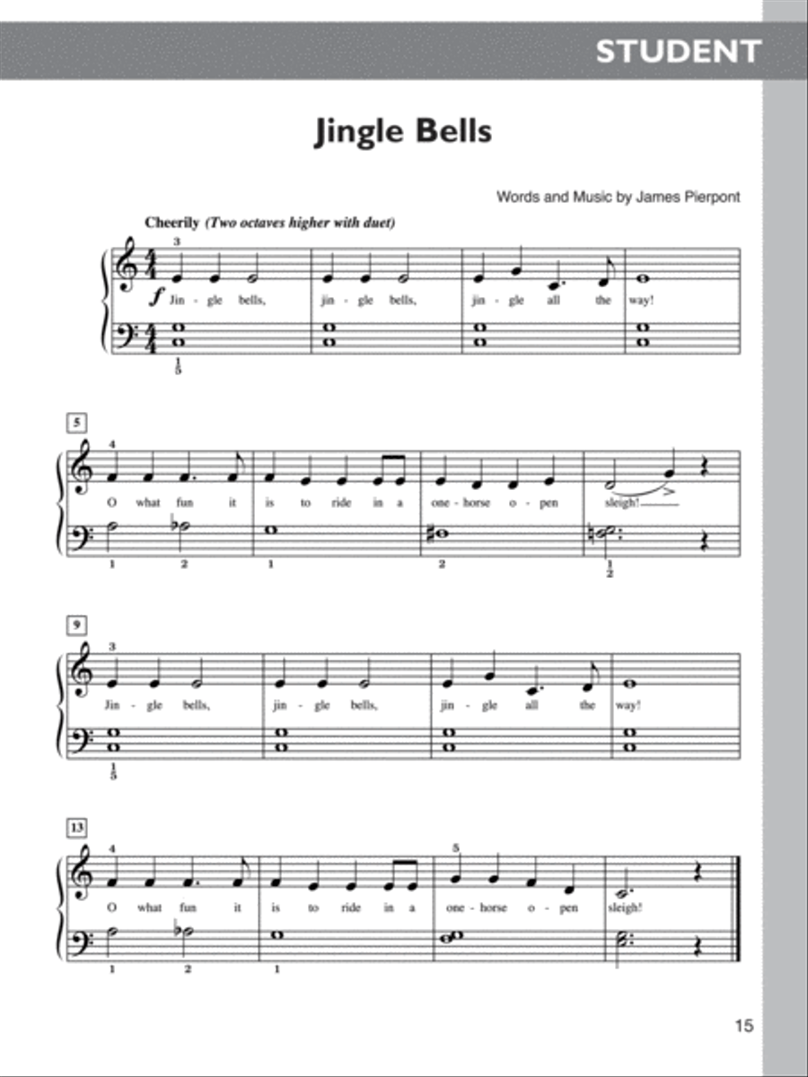 The Music Tree: Christmas Piano Method scores gallery preview page 4