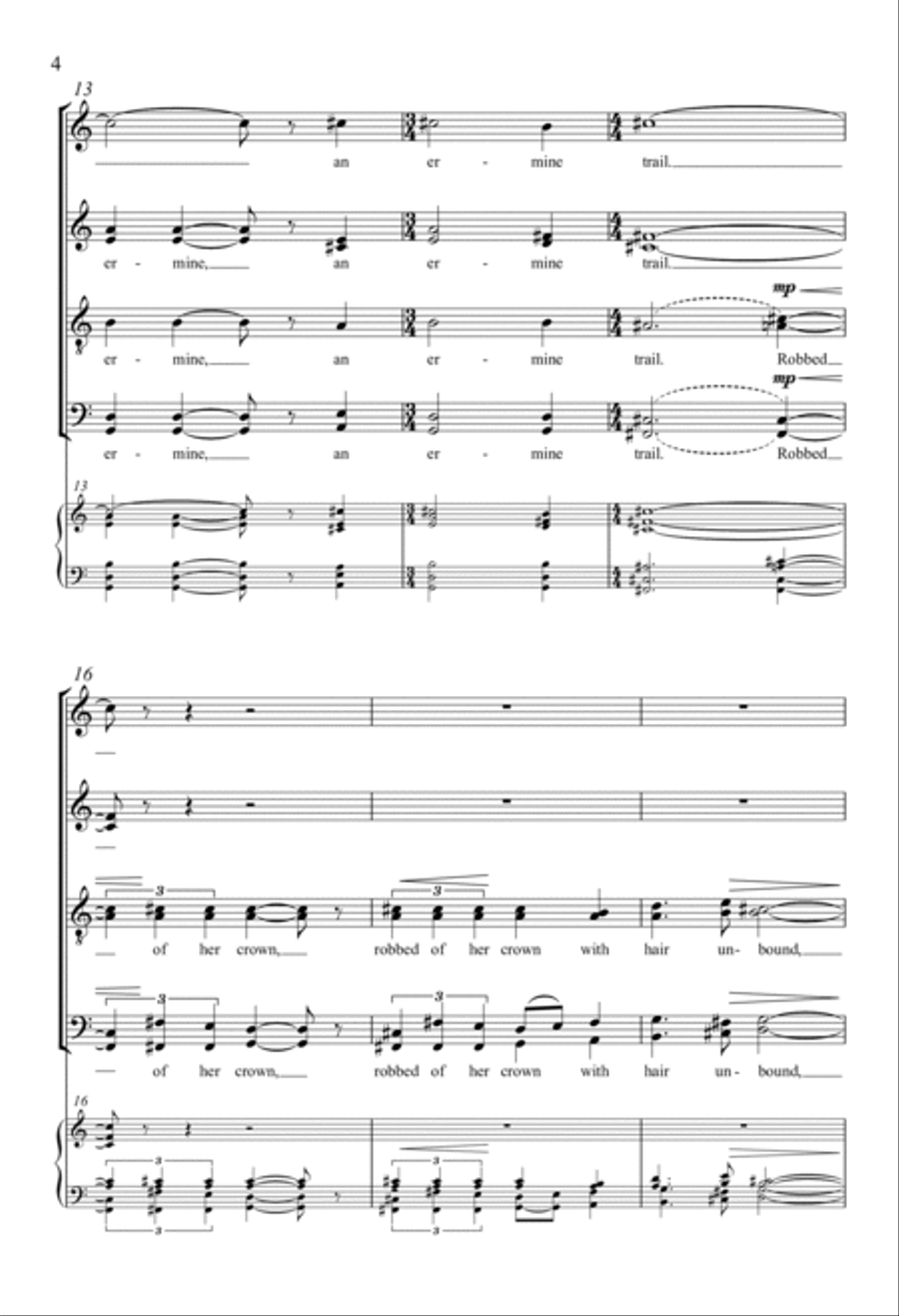 Passing of Winter Passing of Winter 4-Part scores gallery preview page 3