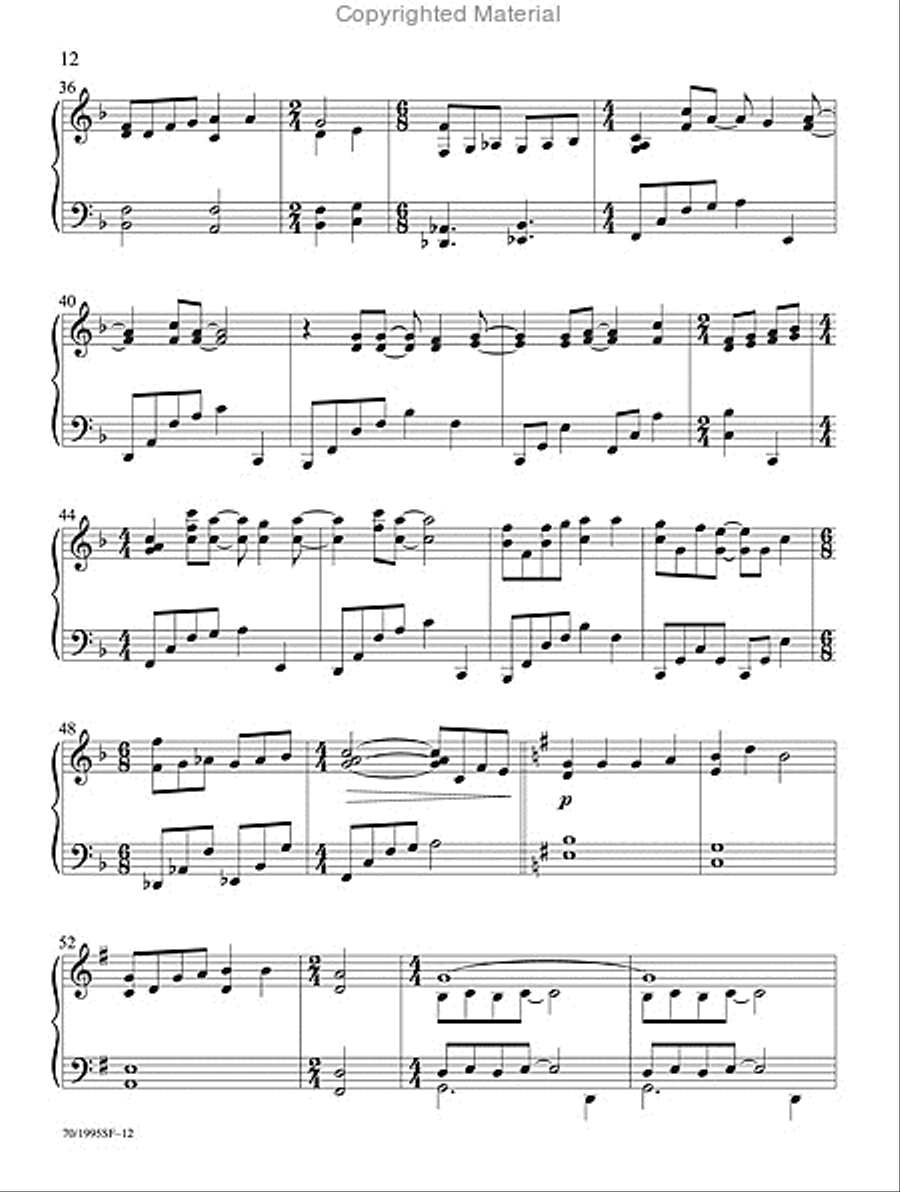 His Sacrifice Piano Solo scores gallery preview page 9