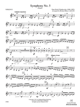 Symphony No. 5: 2nd Violin