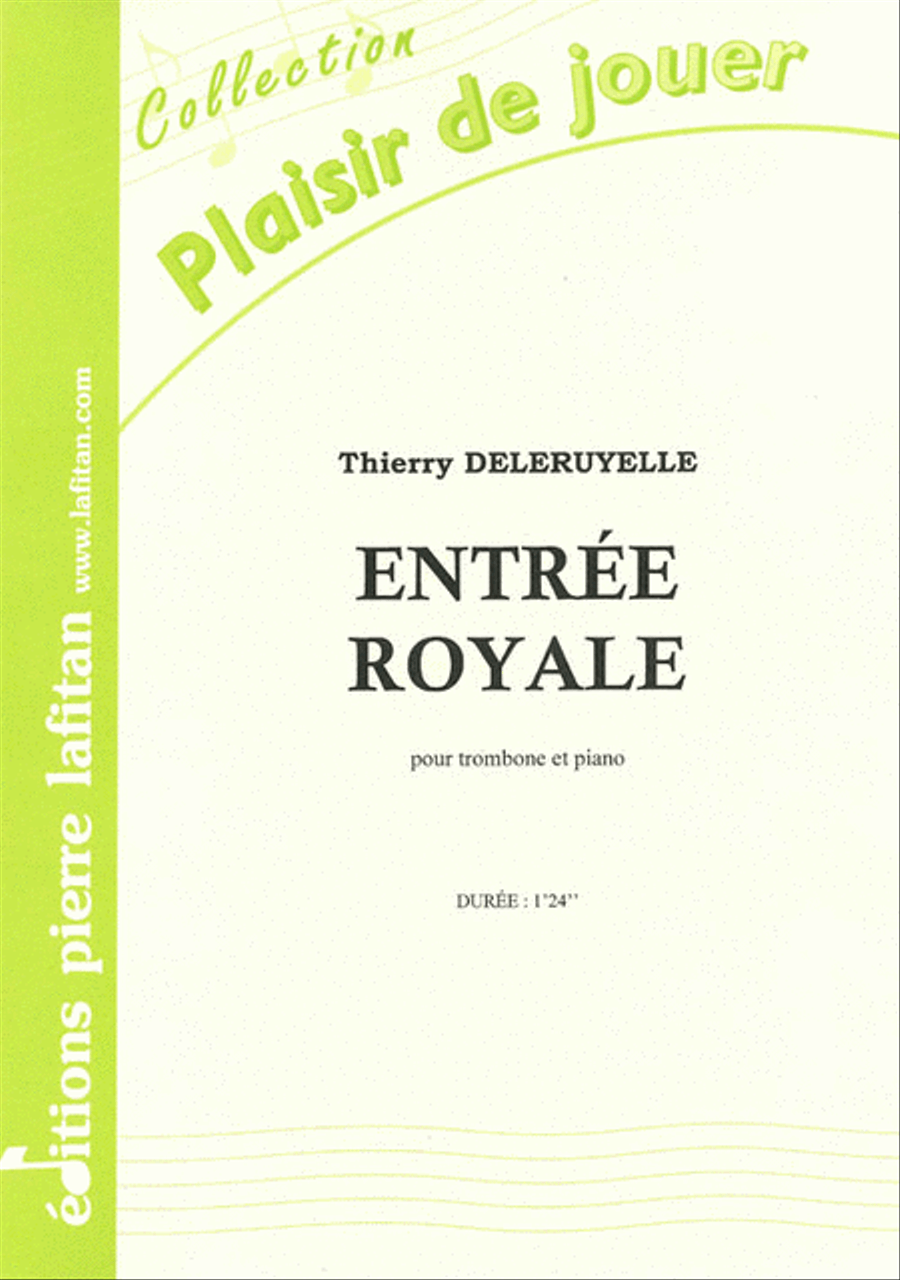 Entrée Royale Piano Accompaniment scores gallery preview page 1