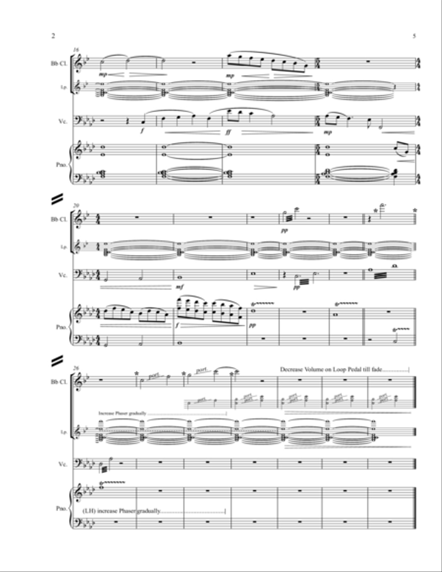 I Amil Nanwena (The Mother is Returning) - Dylan Hughes Clarinet scores gallery preview page 5