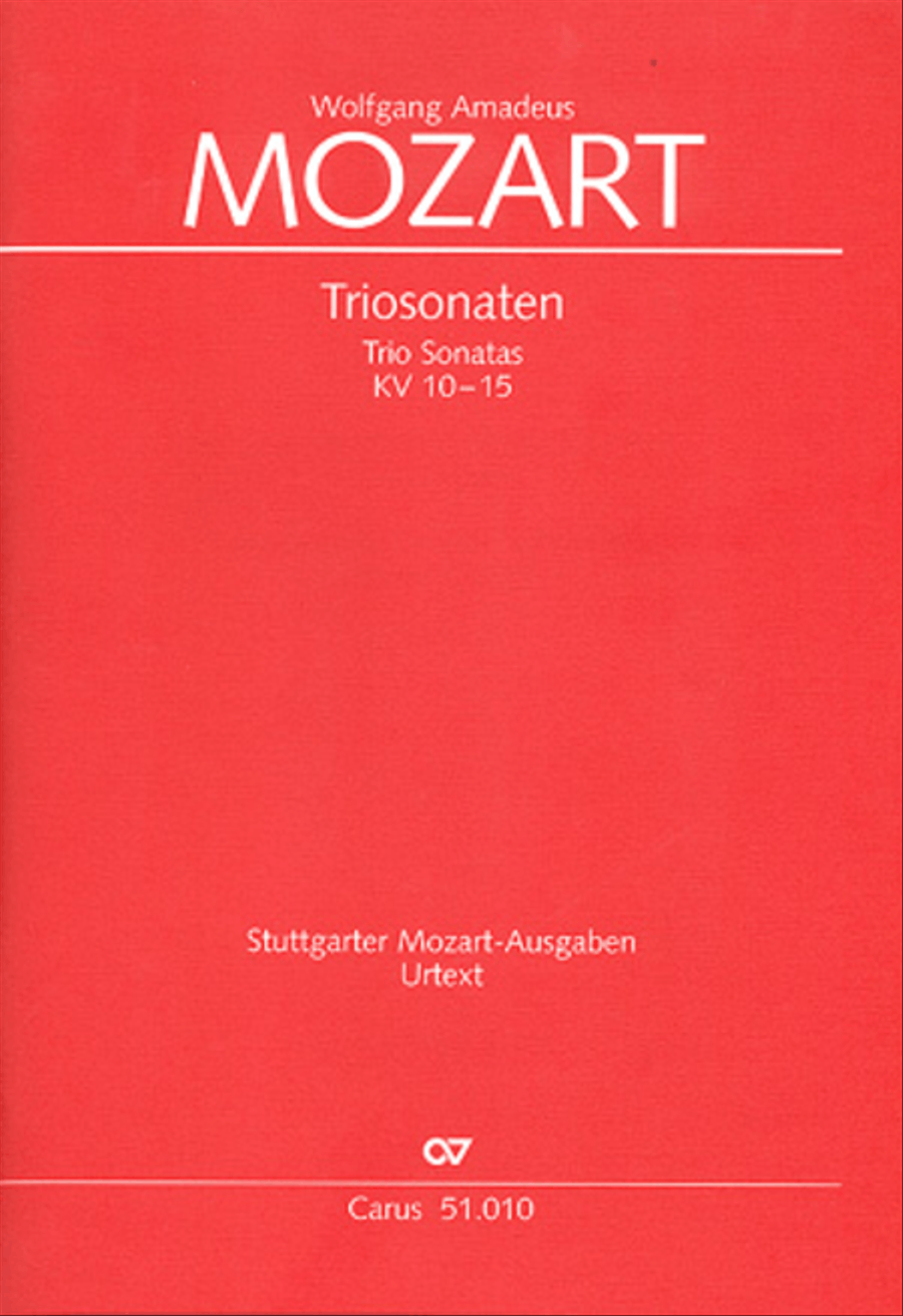 Trio Sonatas, K 10-15 Trio Sonatas, K 10-15 Flute scores gallery preview page 1