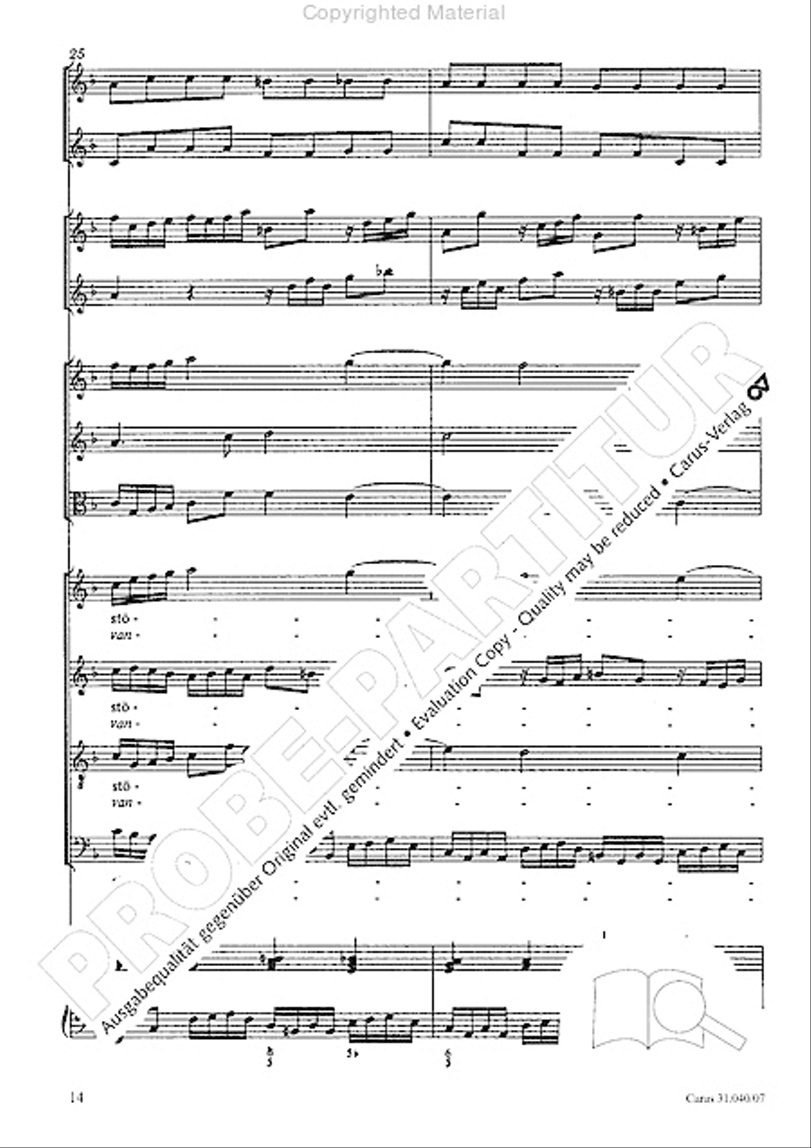 Christ was manifested for this purpose (Dazu ist erschienen der Sohn Gottes) ATB scores gallery preview page 16