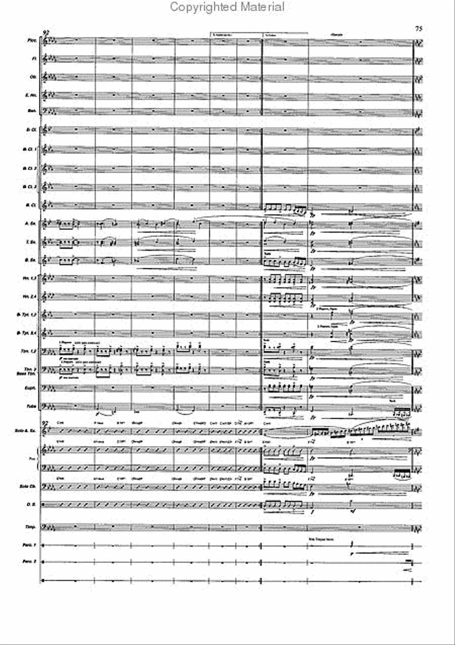 Concertango Concert Band scores gallery preview page 76