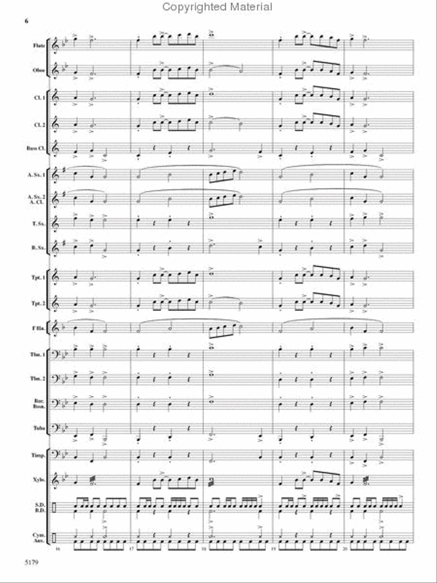 American Journey Concert Band scores gallery preview page 5