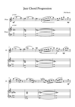 Jazz Chord Progression - Flute
