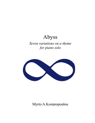 Abyss: Seven variations on a theme for piano solo
