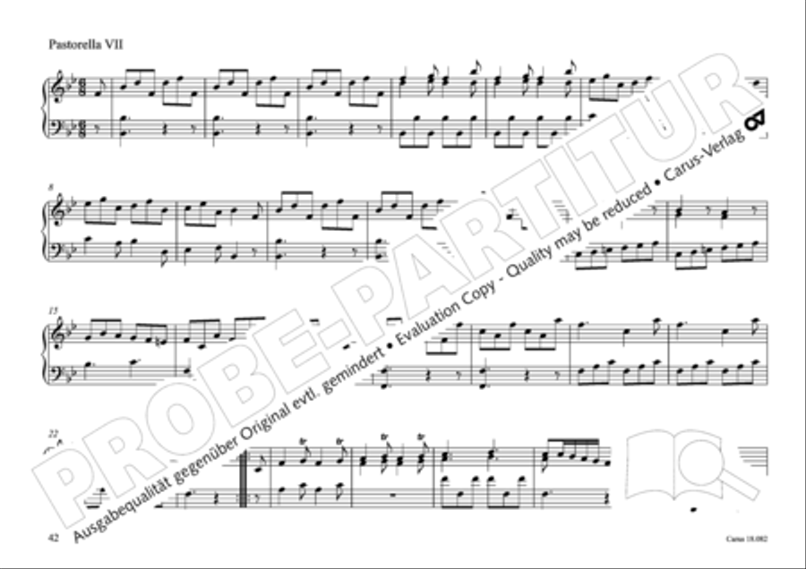 Pastoral music for organ, vol. 2: Germany, Bohemia, Austria, South Tyrol Organ Solo scores gallery preview page 43