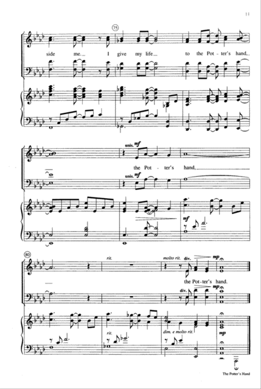 The Potter's Hand The Potter's Hand 4-Part scores gallery preview page 12