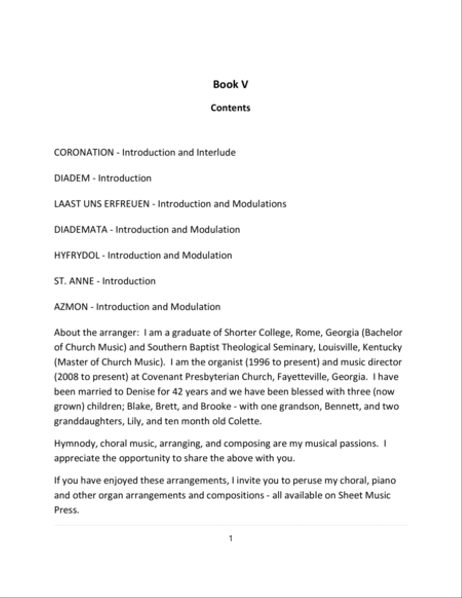 Hymn Introductions and Modulations - Book V Small Ensemble scores gallery preview page 2