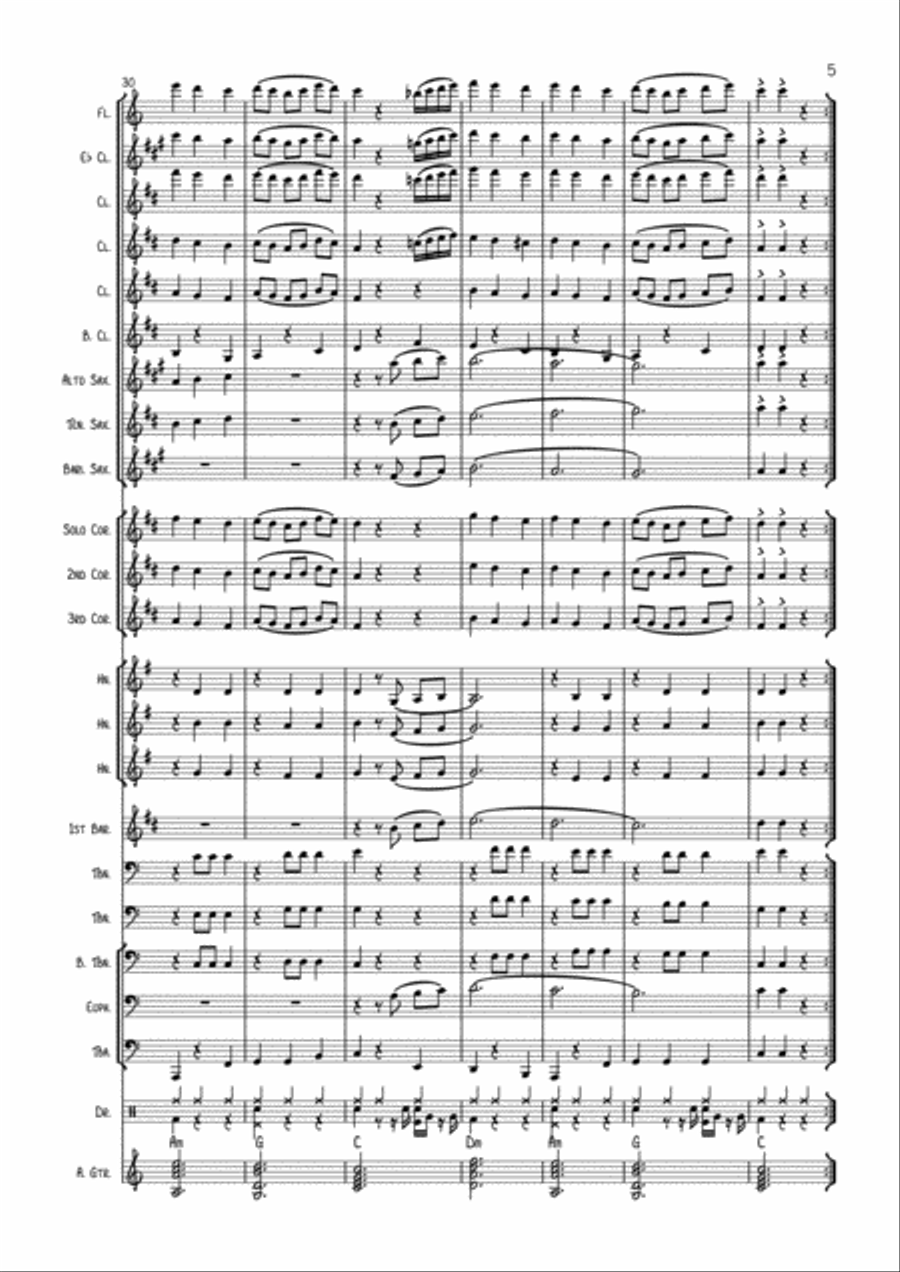 Tru Melody Tru Melody Concert Band scores gallery preview page 5