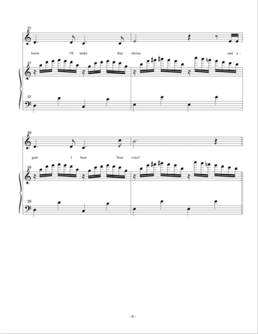 I Hear Your Voice Voice scores gallery preview page 6