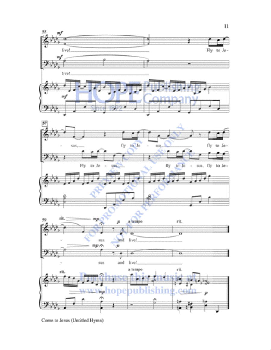 Essential Two-Part Chorals by Mark Hayes, Vol. 1 2-Part scores gallery preview page 16