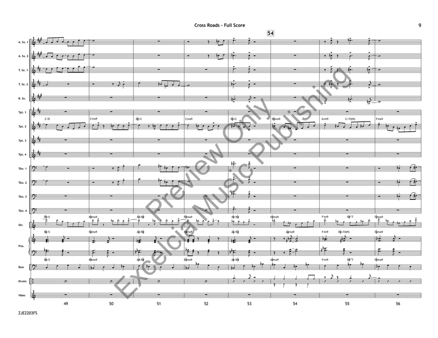 Cross Roads Jazz Ensemble scores gallery preview page 8