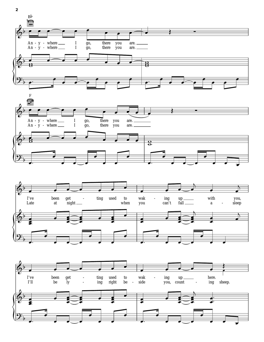 Fire And The Flood Fire And The Flood Piano, Vocal, Guitar scores gallery preview page 2