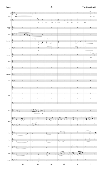 The Great I AM! - Orchestral Score and CD with Printable Parts