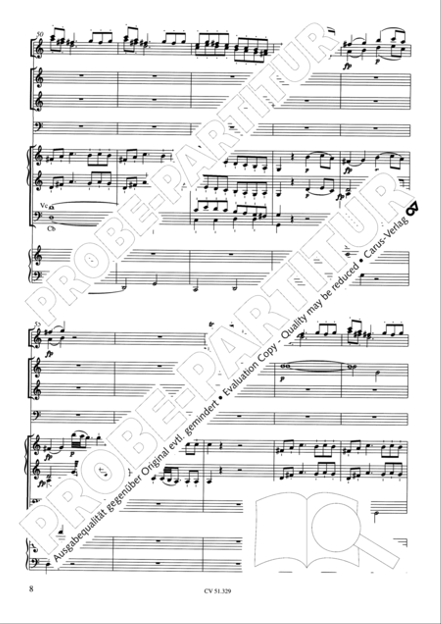 Sonata in C major Orchestra scores gallery preview page 9