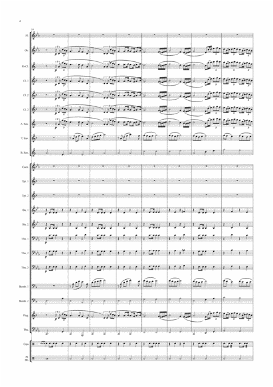 Virgen del Amor Concert Band scores gallery preview page 4