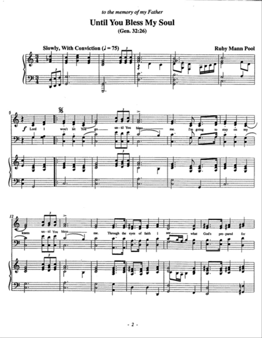 Until You Bless My Soul Small Ensemble scores gallery preview page 2