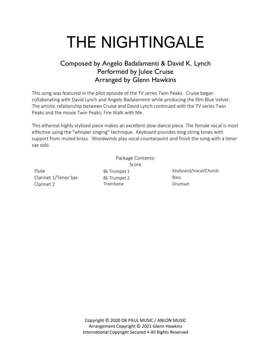 The Nightingale image number null