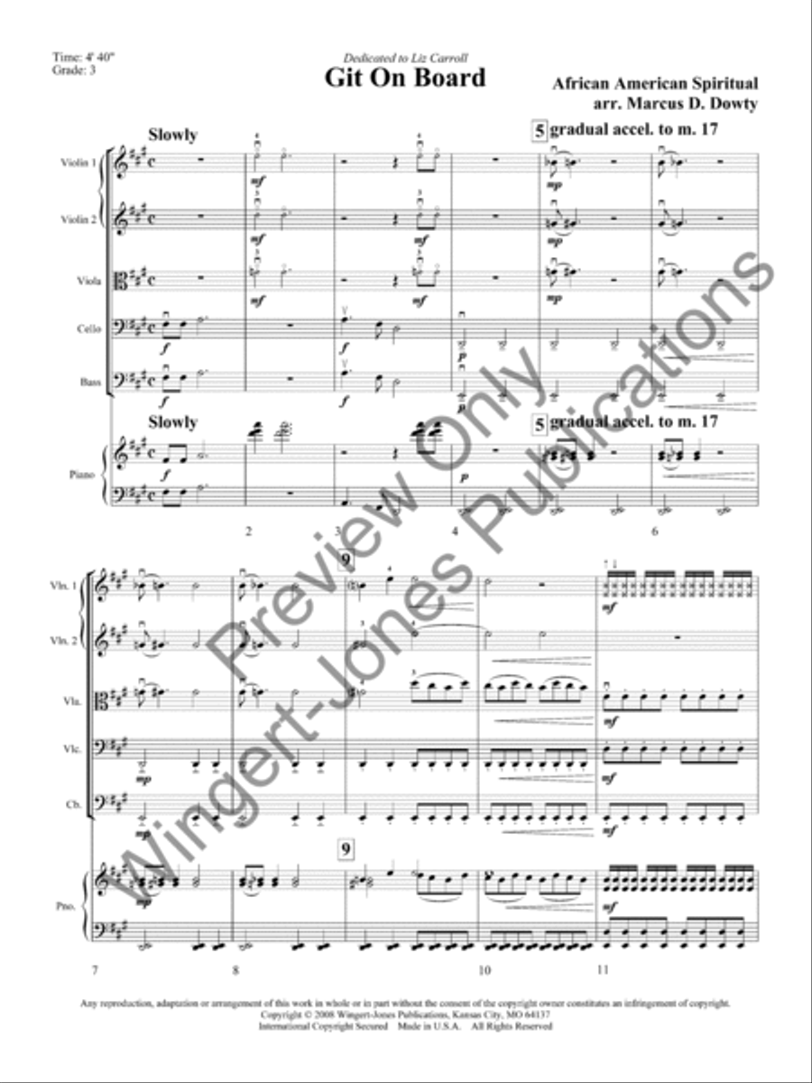 Three Tunes from the British Isles String Orchestra scores gallery preview page 4