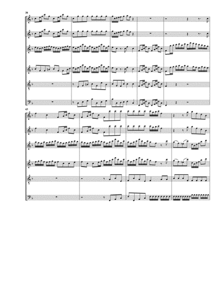 Concerto, 2 oboes, string orchestra, Op.9, no.12 (Arrangement for 6 recorders)