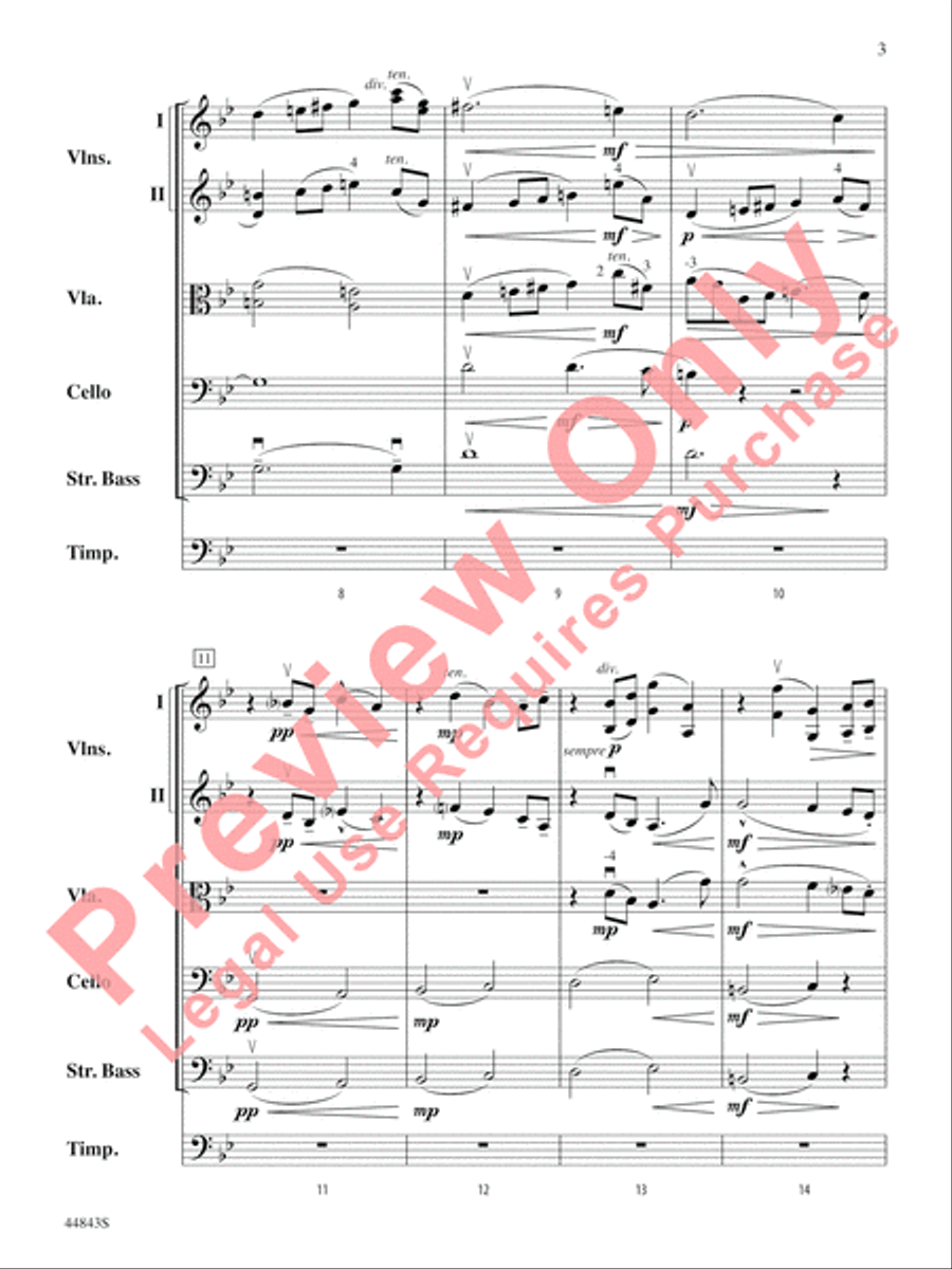 Enigma Variations String Orchestra scores gallery preview page 4