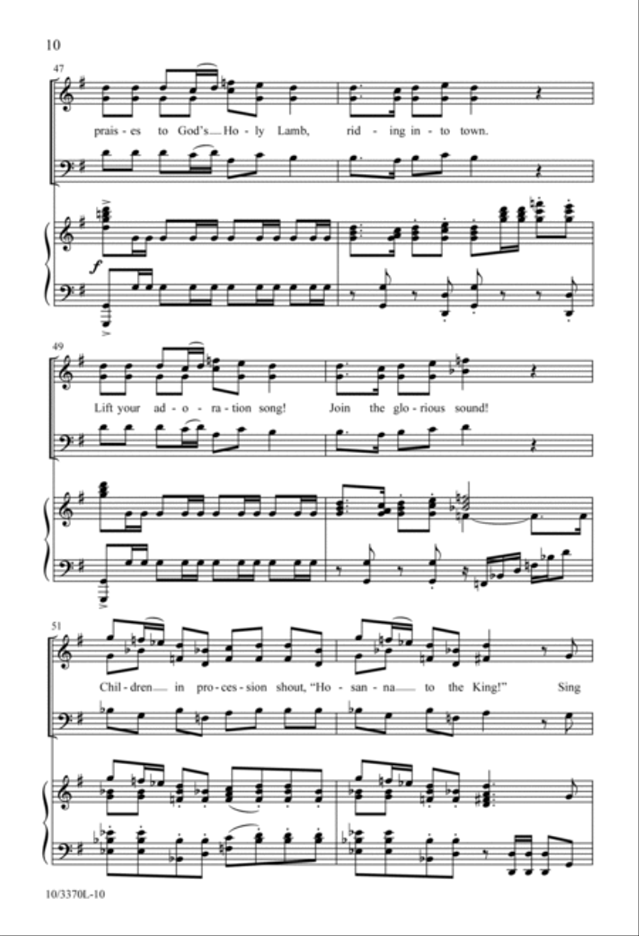 God's Holy Lamb 3-Part scores gallery preview page 10