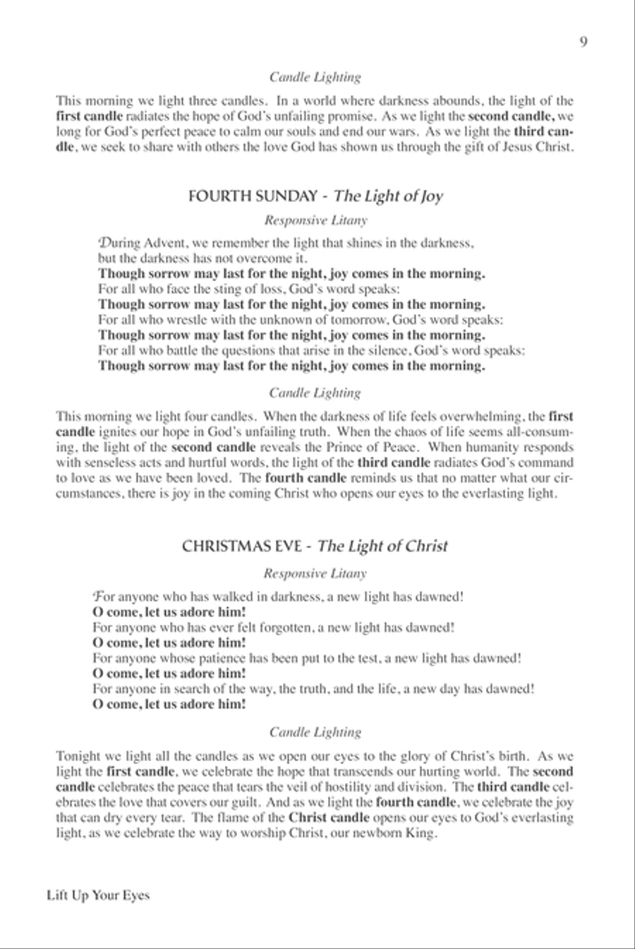Lift Up Your Eyes 2-Part scores gallery preview page 10