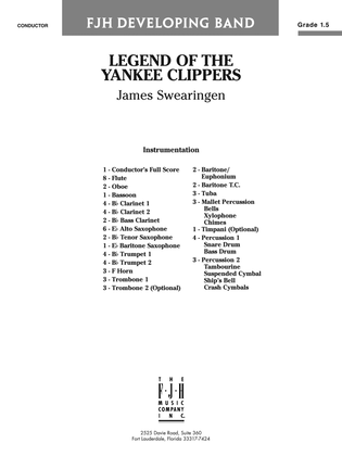Legend of the Yankee Clippers: Score