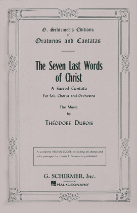 Book cover for Seven Last Words of Christ