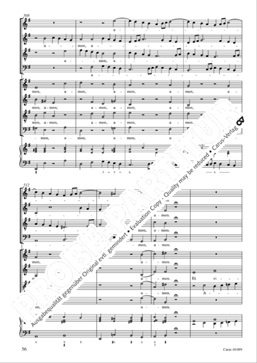 Credo a 8 voci Credo a 8 voci 4-Part scores gallery preview page 57