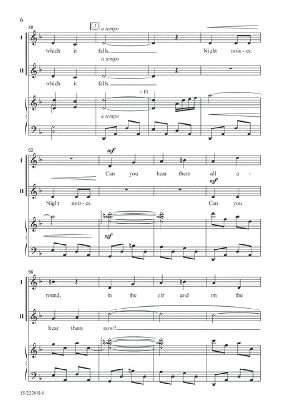 Night Noises 2-Part scores gallery preview page 7