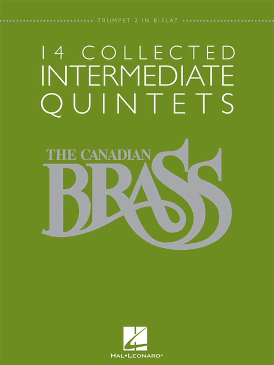 14 Collected Intermediate Quintets Brass Quintet scores gallery preview page 1